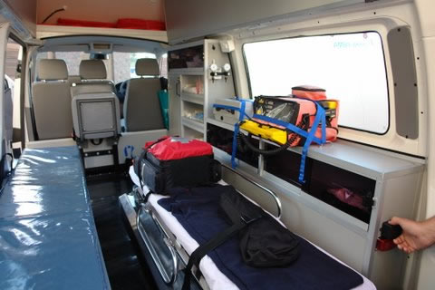 Inside Ambulance